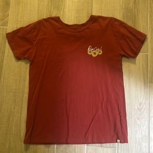 Rip curl red tee
